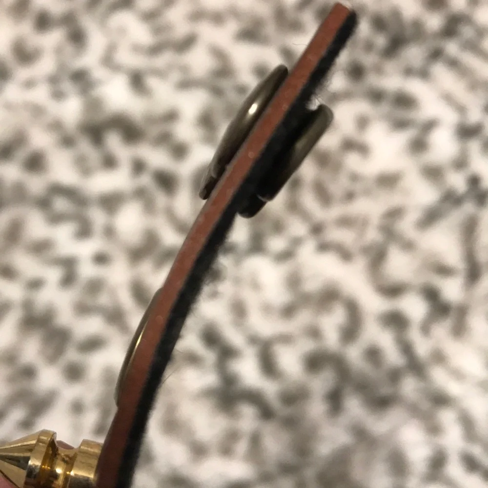 Crystal Flower Cuff with Gold Studs - Picture 5 of 5